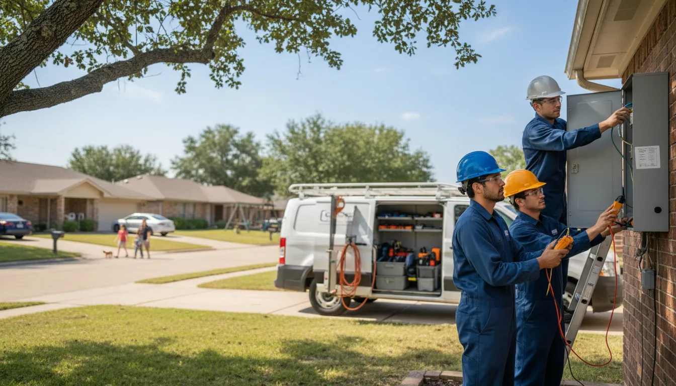 Certified electrician providing emergency electrical services in Braham, MN
